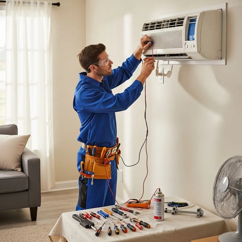 Yenimahalle Ariston Ariston klima gaz dolumu ve bakım – Enerji verimliliği artırıldı. - Teknik servis örneği